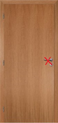 Interiérové dveře 70L DUB Protípožární Plné