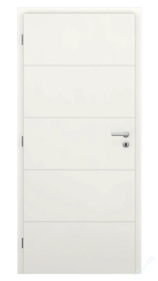 Interiérové dveře 80L MDF Polar 4 Bílá