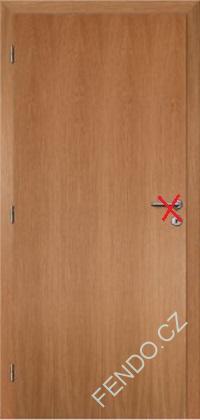 Interiérové dveře SOLODOOR 60L DUB CPL plné