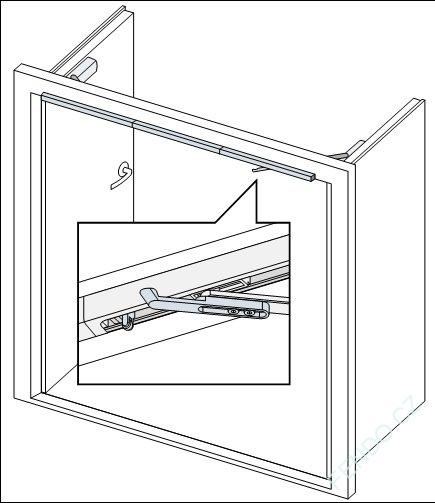 Požární konzole Assa Abloy G461 pro dvoukřídlé dveře