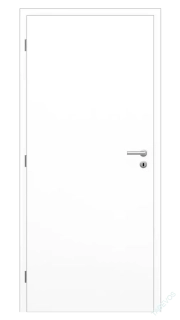 Interiérové dveře 60L Plné DTD Bílé CPL Oblé hrany