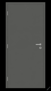 Interiérové dveře 80L DTD Plné Steel Grey